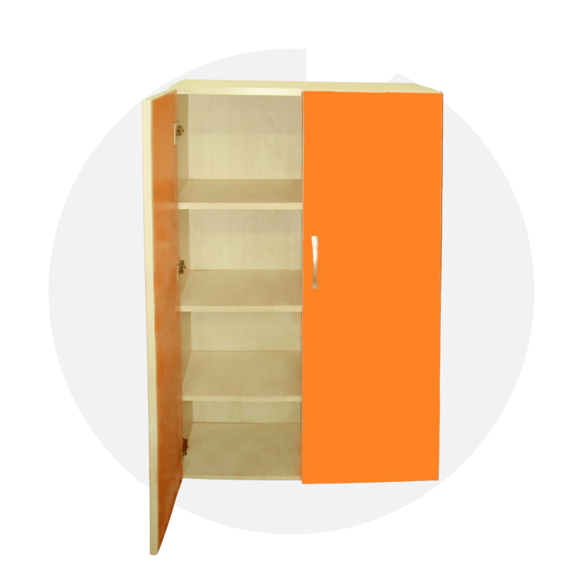 Dört Raflı 2 Kapaklı Dolap