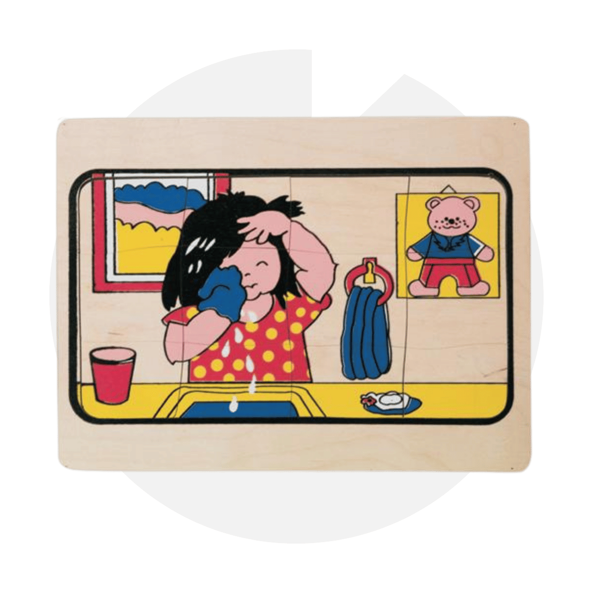 Öz Bakım Yüz Yıkama Puzzle