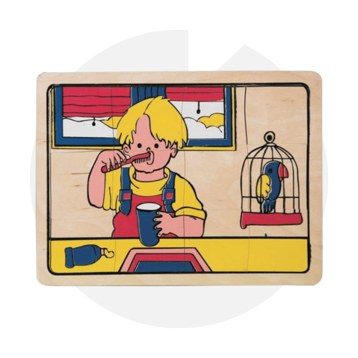 Öz Bakım Diş Fırçalama Puzzle