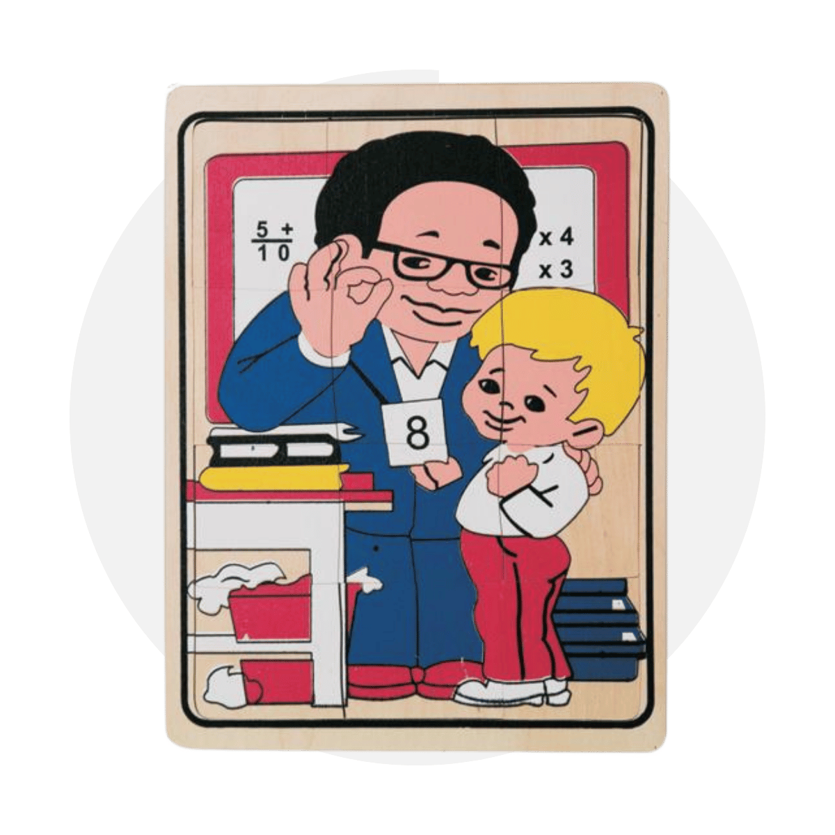 Meslekler Öğretmen Puzzle