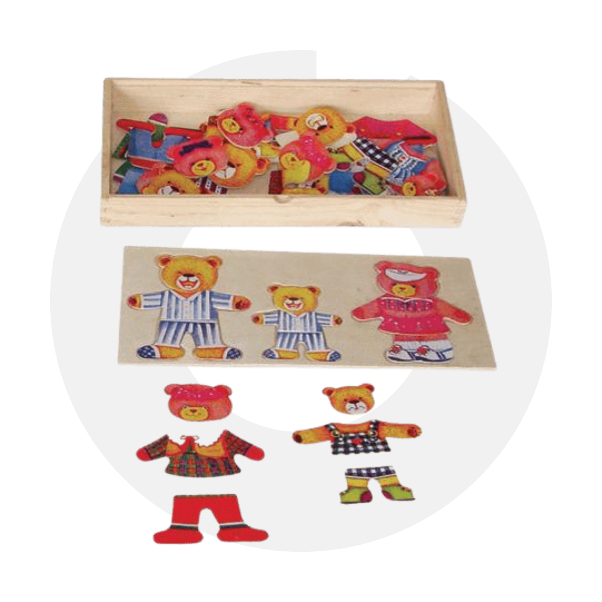 Üçlü Elbise Giydirme