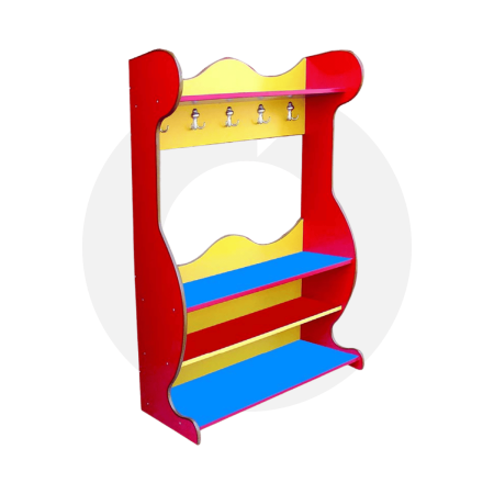 At Portmanto ile anaokulu girişlerine neşe katın! 18 mm MDF lam malzemeden üretilen, askılı ve ayakkabı bölmeli figürlü modeli hemen keşfedin.