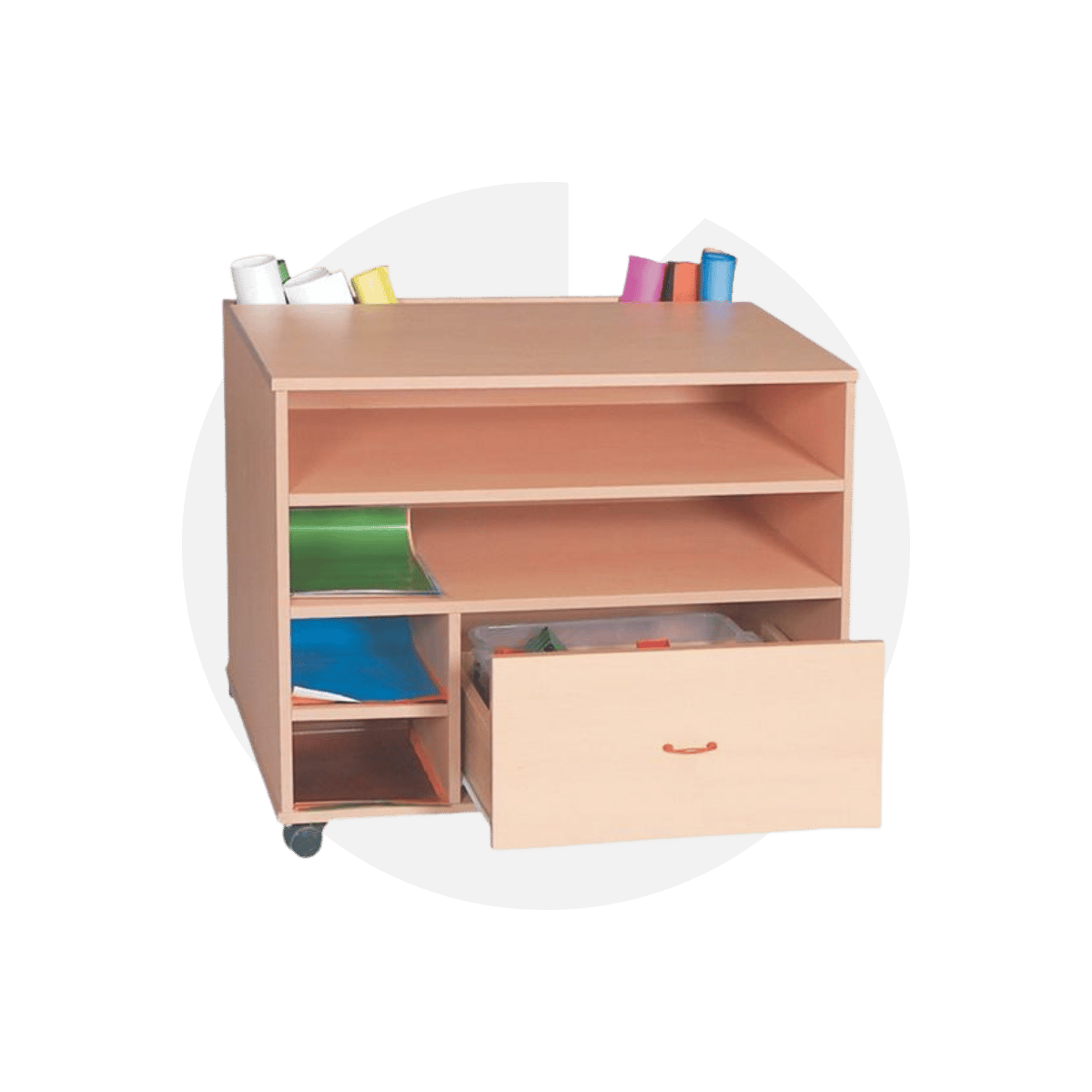 Çekmeceli-Materyal Dolabı