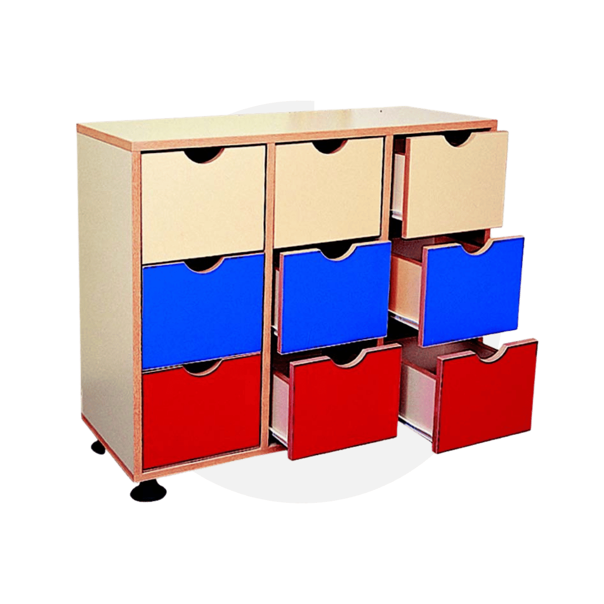 Dokuz Çekmeceli Dolap