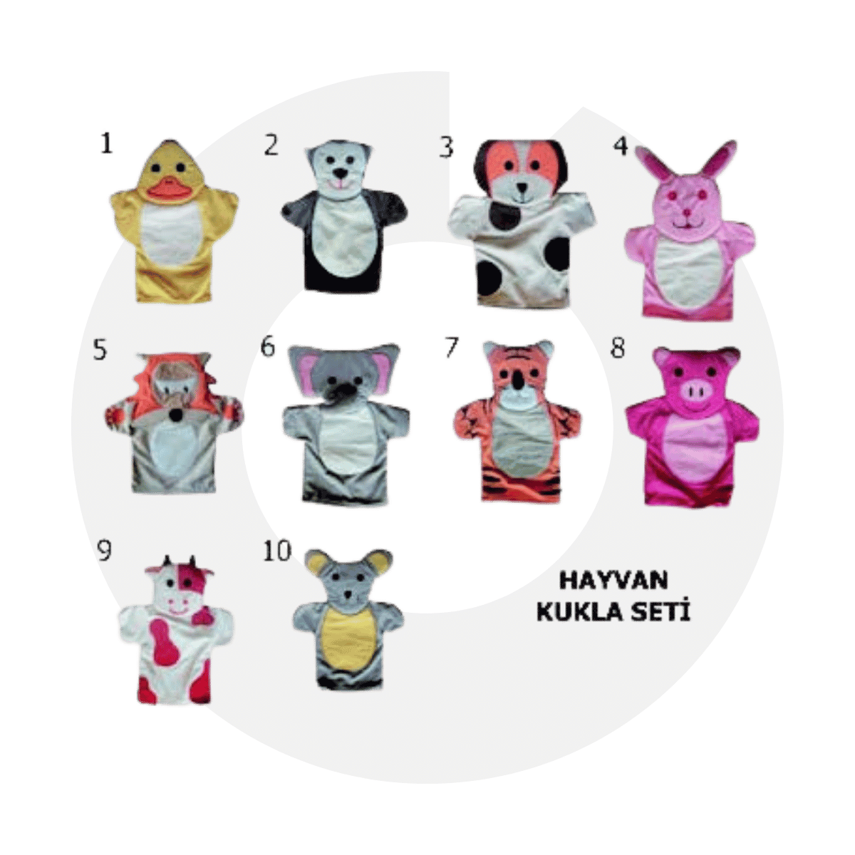 Hayvan Kukla Seti