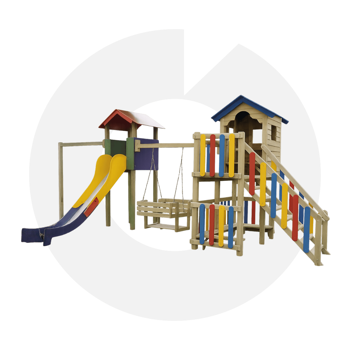 Ahşap Oyun Parkı 19 ile güvenli ve doğal oyun alanları inşa edin. Okul, site ve kreşler için dayanıklı ahşap park setini hemen inceleyin.