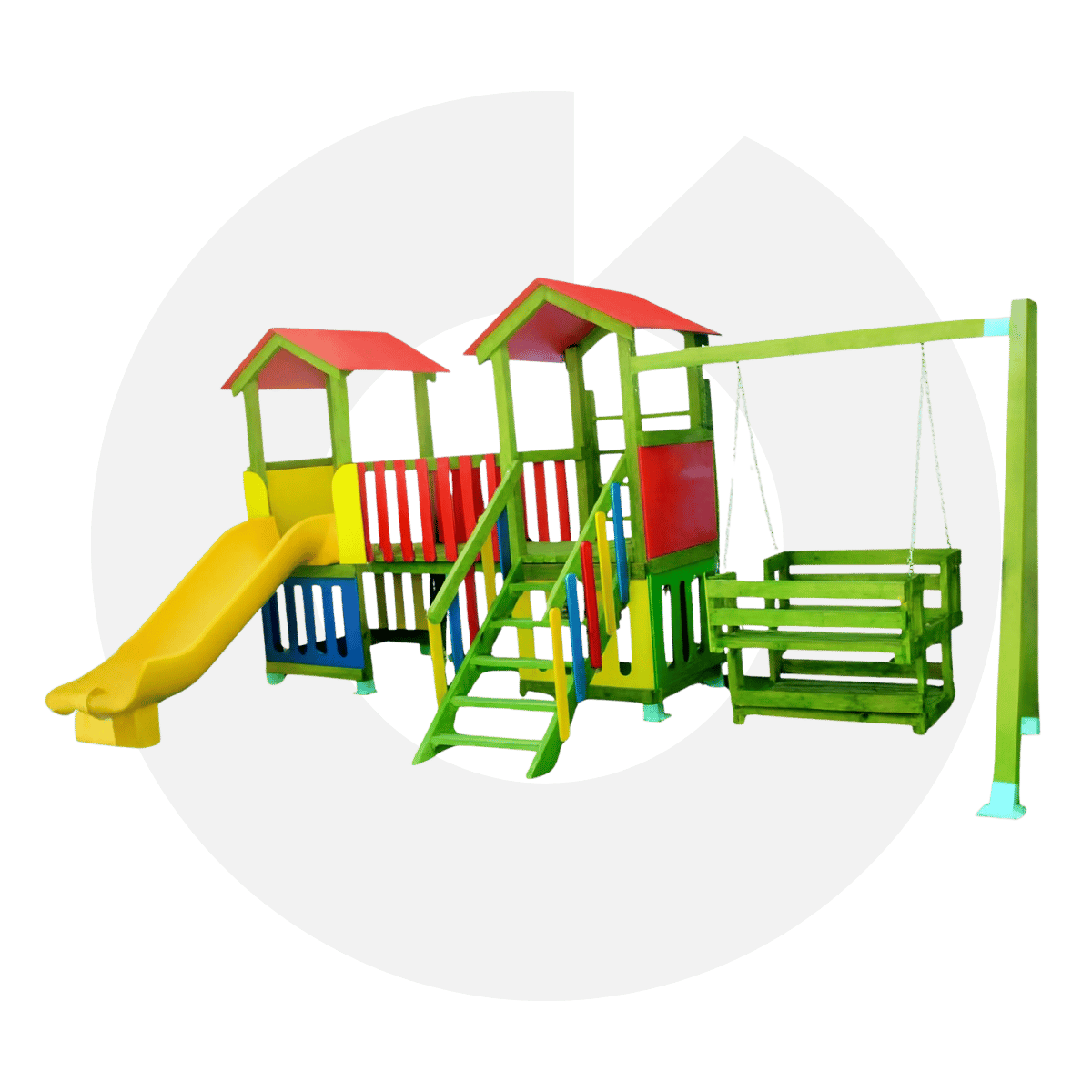 Ahşap Çocuk Parkı 4