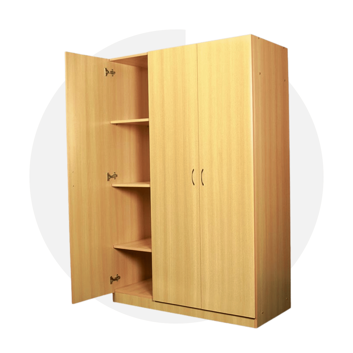 Üç Kapaklı Büyük Dolap