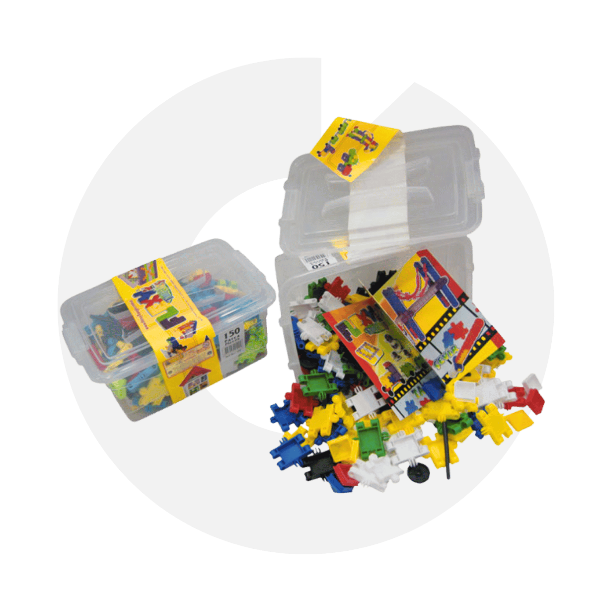 Flexy Plastik Lego 150 Parça