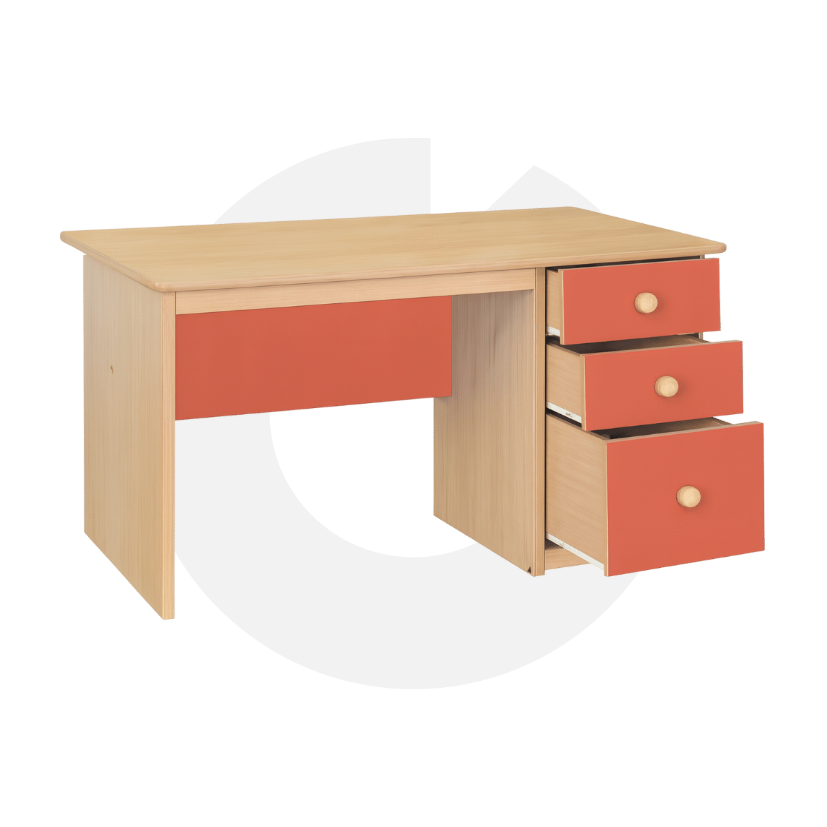 Çekmeceli bilgisayar masası; okul, işyeri ve toplu kullanım alanları için uygundur. 120x70x74 cm ölçülerinde, öğretmen masası olarak kullanılabilir.