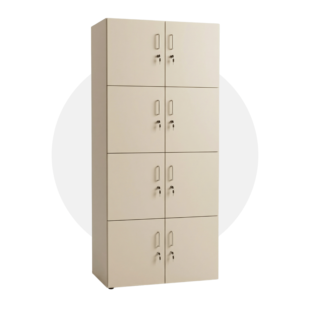 Kilitli Kapaklı Büyük Dolap