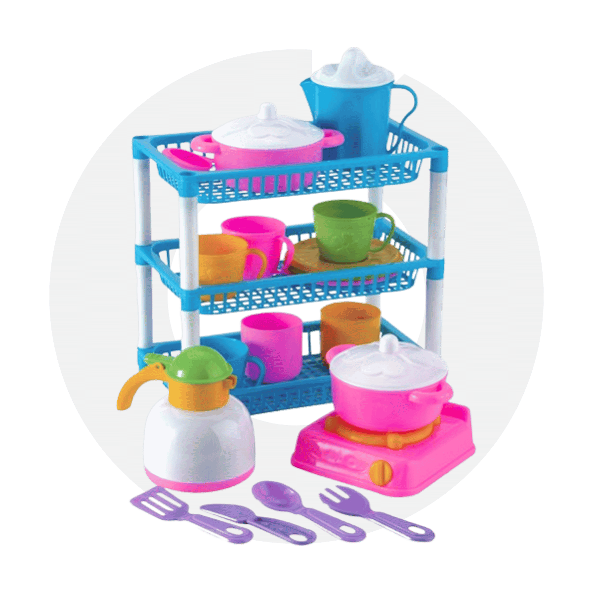 3 Katlı Mutfak Seti