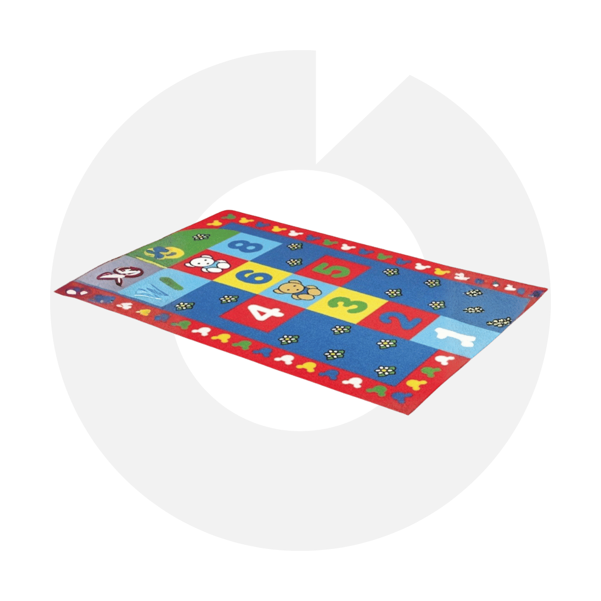 Seksek 100x150 Kırmızı Bukle