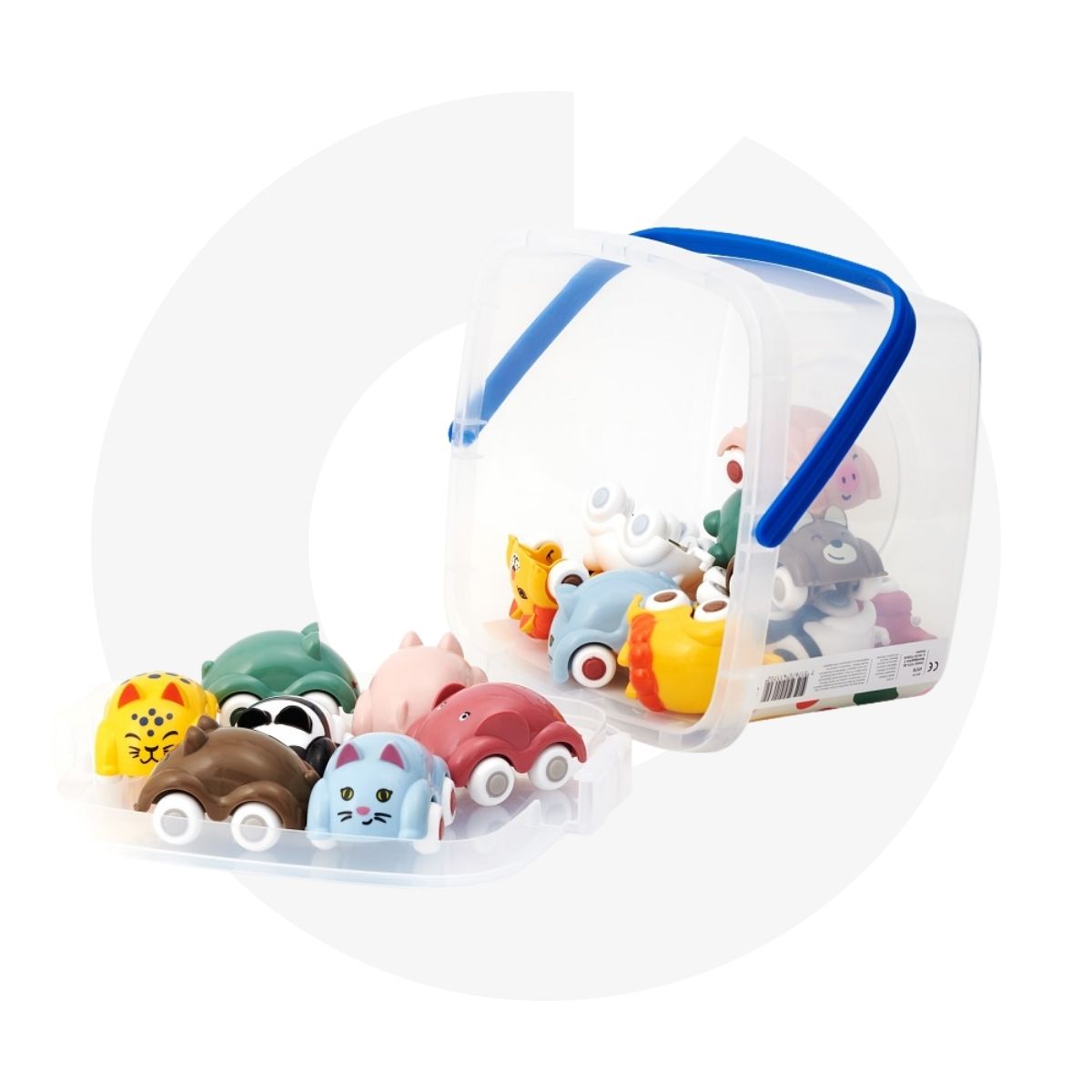 Sevimli Hayvan Araba Seti